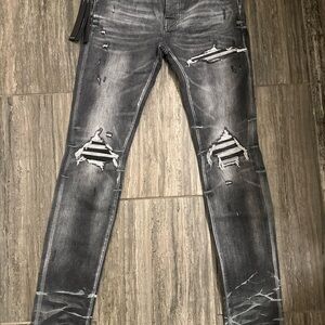 Amiri black grey MX1 Jeans